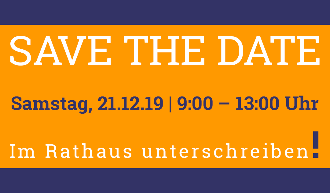 Bitte für uns unterschreiben!