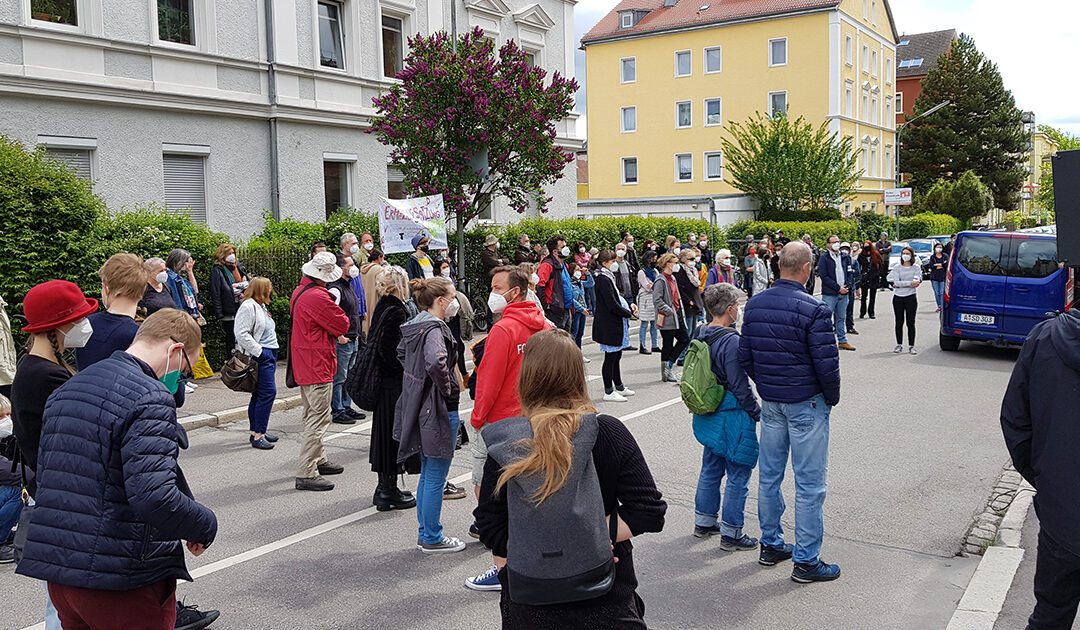 Calmbergstraße: Protest gegen Pläne des Freistaats