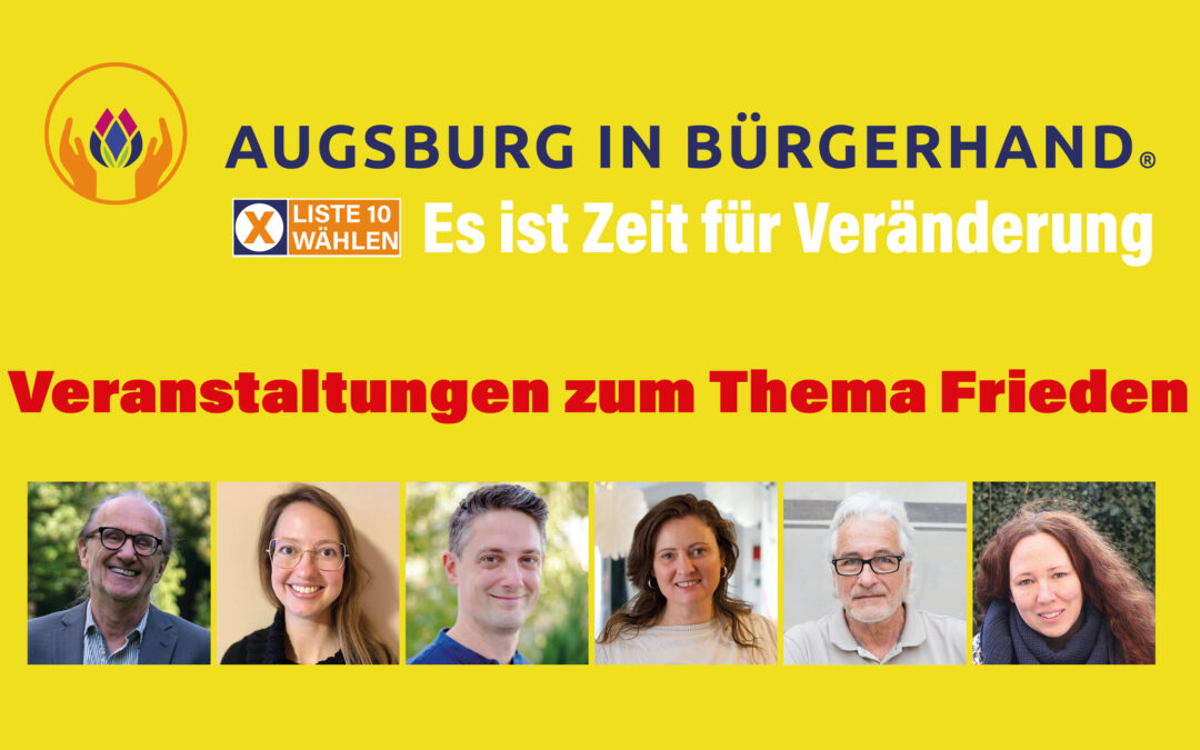 Veranstaltungen zum Thema Frieden