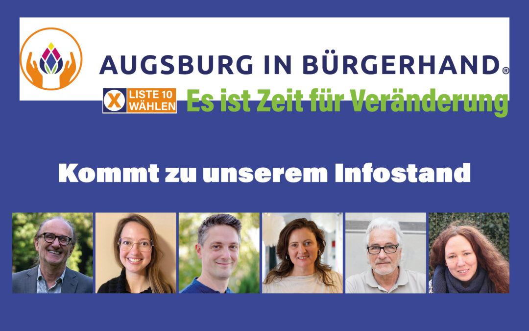 Besucht uns am Infostand